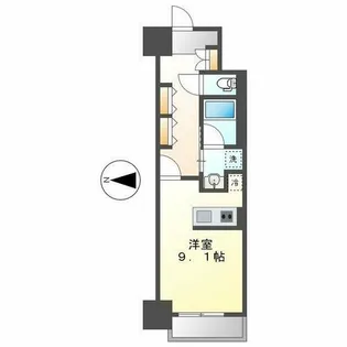 ディアレイシャス鶴舞公園【10階】の間取り