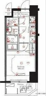 MAXIV名古屋【4階】の間取り