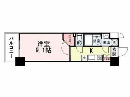 Grand Chariot三萩野【11階】の間取り
