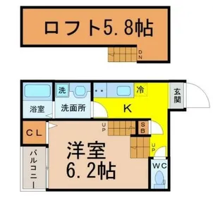 GiftⅠ【2階】の間取り
