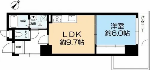 ヴィヴ・ラ・サンク【5階】の間取り