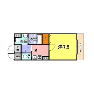 ポポラーレ【1階】の間取り