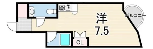 インパサディナ【3階】の間取り