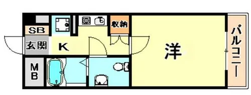 サンフォーレ岡本【3階】の間取り