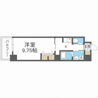 Live Flat桜宮【6階】の間取り
