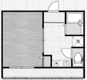 ハーベスト長居【202号室】の間取り
