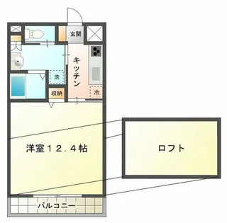エマーズテラス【2階】の間取り