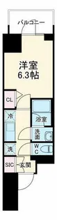 コンフォリア・リヴ天王寺寺田町ソルテラス【2階】の間取り