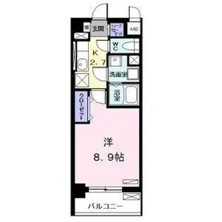 ジャルダン【302号室】の間取り
