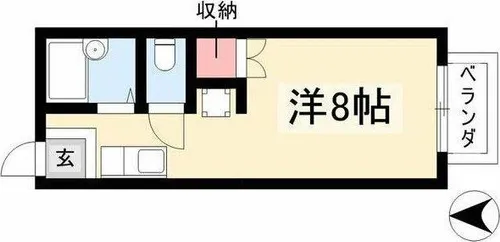 ハイツアポロ【2階】の間取り