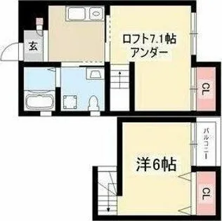 マーベラス柴田 A棟【1階】の間取り