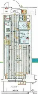 ライジングコート名古屋駅前東【7階】の間取り