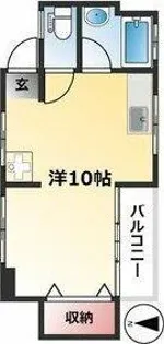 HP黄金通ビル【3階】の間取り