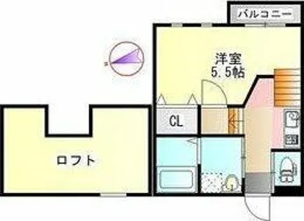 Creo浄心【2階】の間取り