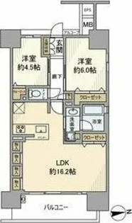 プレサンスロジェ名古屋黄金通【4階】の間取り