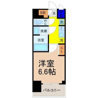 シーズンフラッツ千種(チクサ)【12階】の間取り