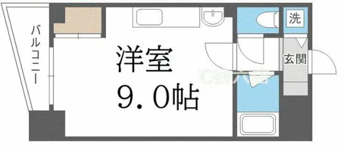 ラナップスクエア福島【2階】の間取り