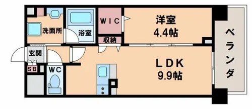 Sunny Place【3階】の間取り