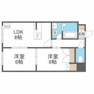 フォーシス本通17【4階】の間取り