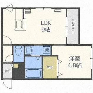 NINA【403号室】の間取り