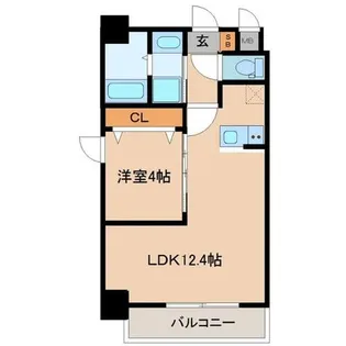 Alivis北梅田【8階】の間取り