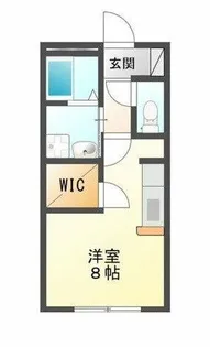 ブロードタウン神野 Ⅱ D【205号室】の間取り