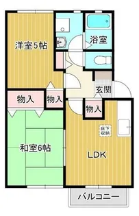 アーバンハイツセゾンE棟【1階】の間取り