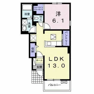 シェーネ 淳【103号室】の間取り