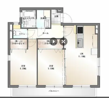 グリーンエミナンス四ッ谷SOUTH【3階】の間取り