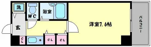 フロレスコ昭和町【1階】の間取り