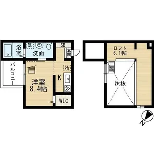 エスパシオナカムラ【2階】の間取り