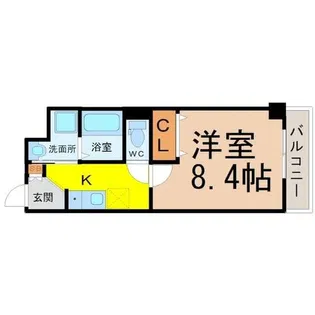 セントラルハイツ名古屋【1階】の間取り