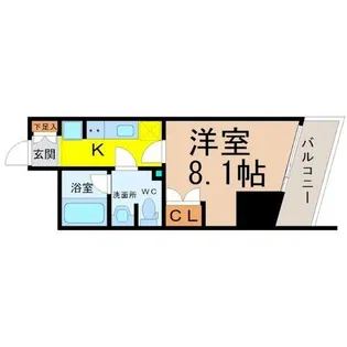 CORNES HOUSE NAGOYA【3階】の間取り