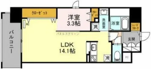プリマクラッセ【9階】の間取り
