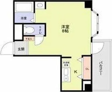 シティコート南船場【3階】の間取り