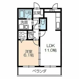 グランジール【1階】の間取り