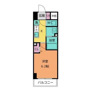 ラグゼナ上前津【3階】の間取り