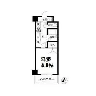 メゾンキムラⅡ【6階】の間取り