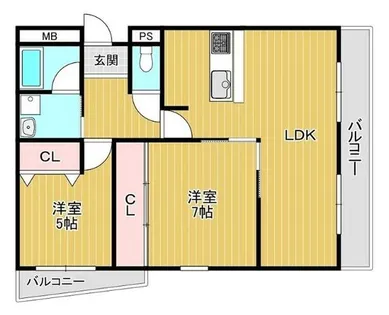 アルデール優貴【3階】の間取り