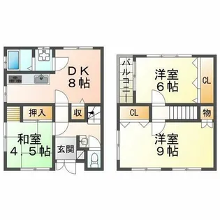 兵庫県神戸市垂水区大町1丁目【一戸建】の間取り