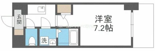 エスリードレジデンス大阪谷町ザ・マークス【2階】の間取り