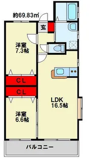 GRAVIS【8階】の間取り