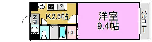 グレイスコート【3階】の間取り