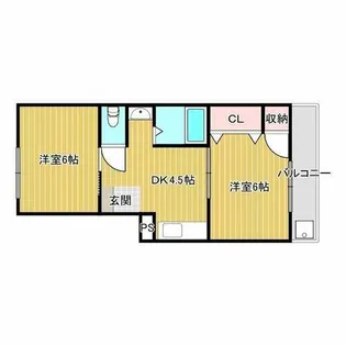 グリーンハイム【1階】の間取り