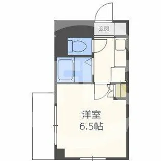 ドミール京町堀【6階】の間取り