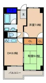 メゾンエルミタージュ【9階】の間取り