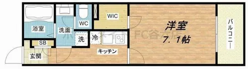 クラウンハイム本町EAST【4階】の間取り