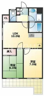 和光マンション【402号室】の間取り