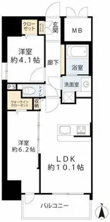 DAIYA STORK 阿波座【4階】の間取り