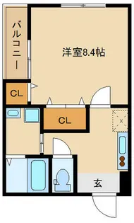 フジパレス立花WEST【3階】の間取り